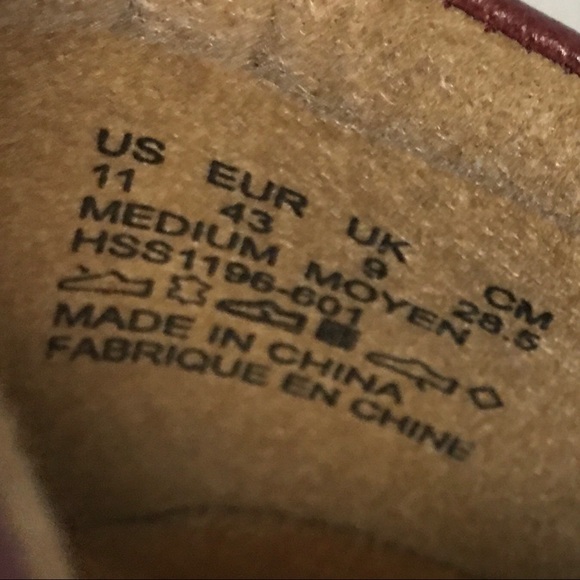 Hush Puppies Soft Style Mary Jane Shoes Sz 11 burgundy/wine EUC Like new - Picture 11 of 14